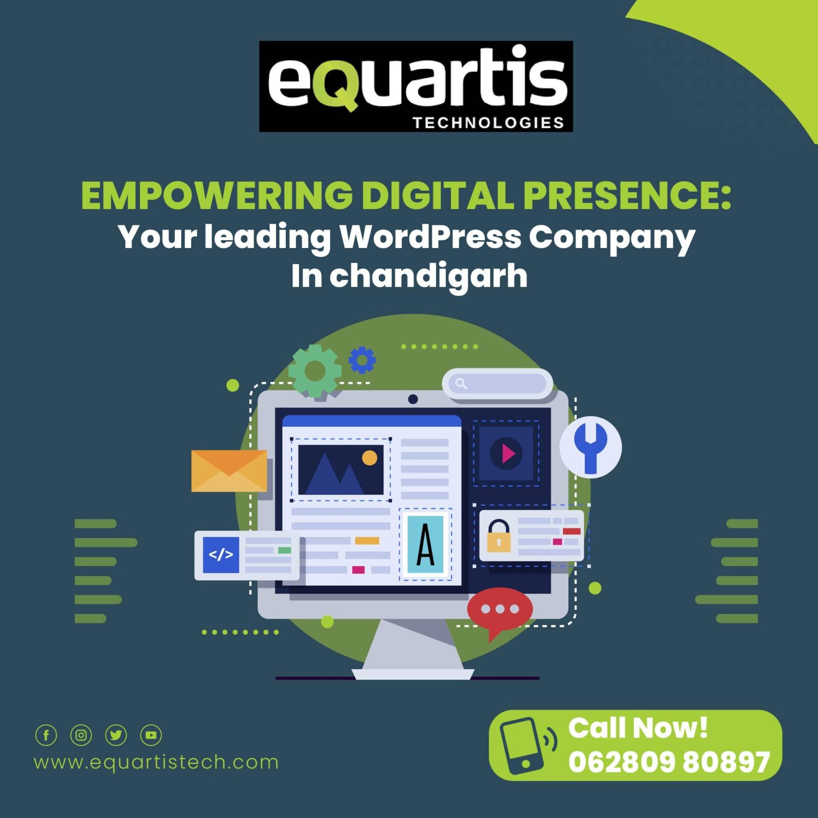 WordPress Company in Chandigarh | Equartis Tech