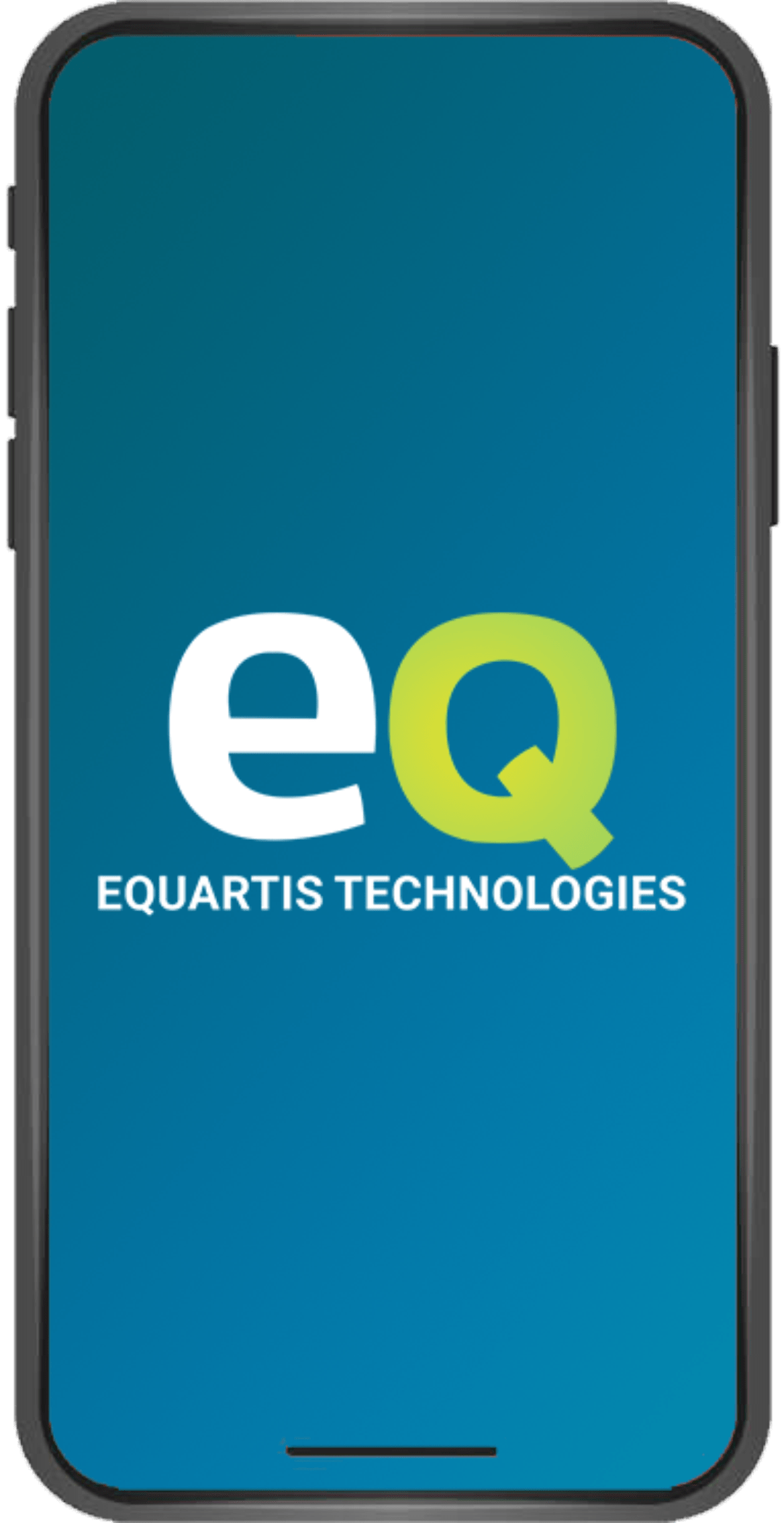Equartis technologies logo on iPhone