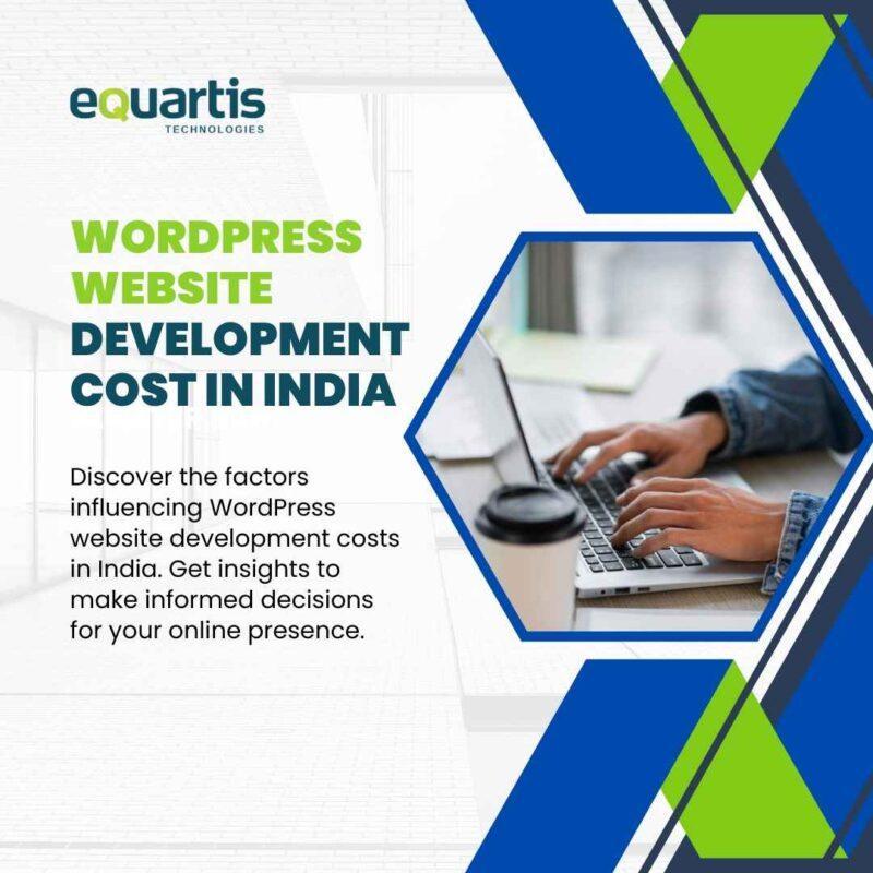 WordPress Website Development Cost in India