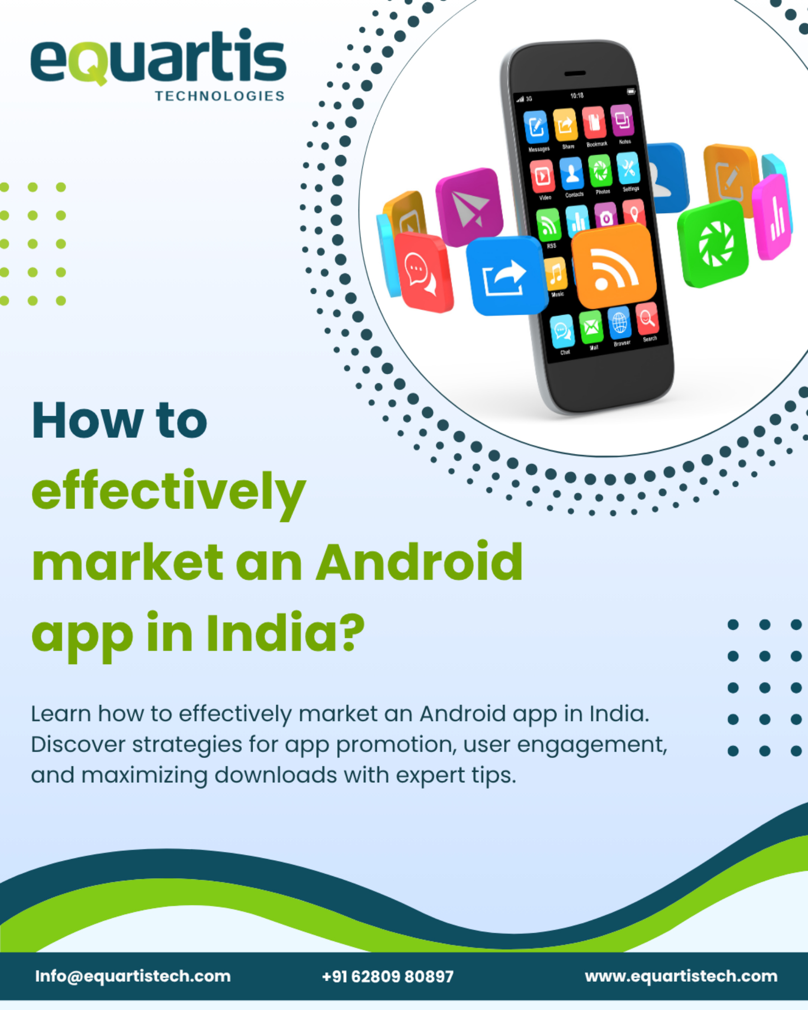 market an Android app in India